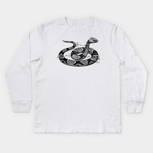 Snake Vintage Image Kids Long Sleeve T-Shirt
